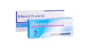 Co-cyprindiol and Adapalene Gel