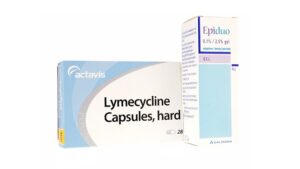 Lymecycline and Epiduo gel