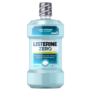 Listerine Zero Alcohol Mouthwash - 500ml